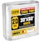 Core Tarps Heavy Duty Tarp, 60 ft L x 0.5 mm H x 30 ft W, 20 Mil, White, Polyethylene CT-704-30X60 - alternate 1